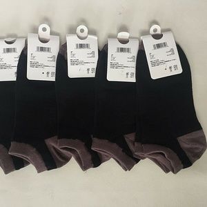 Lot of 5 Invisible Mens Loafer Low Cut Socks 6-12